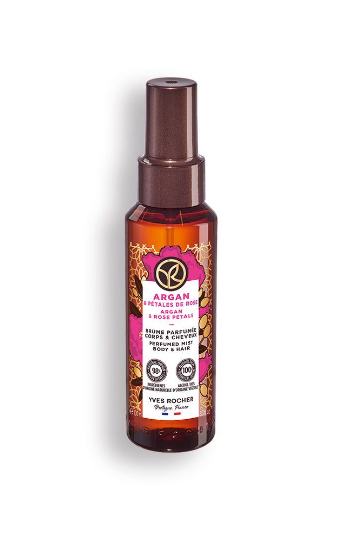 BODY AND HAIR MIST ARGAN & ROSE PETALS 100ML -