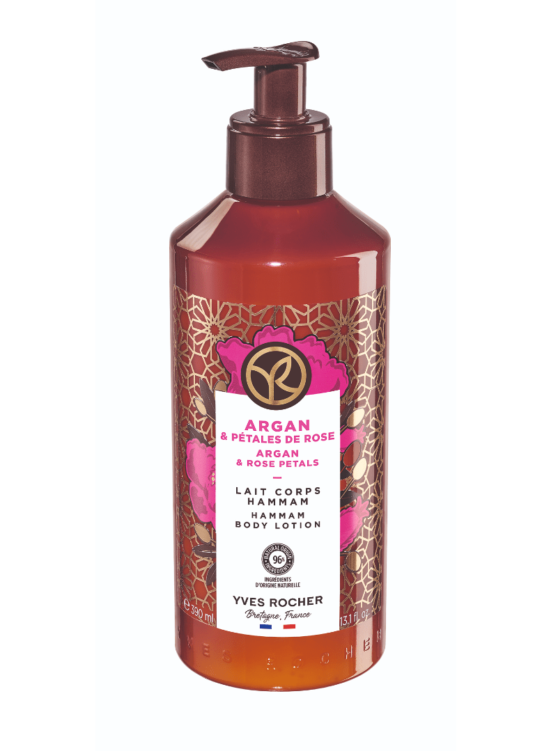 BODY LOTION ARGAN & ROSE PETALS 390ML -