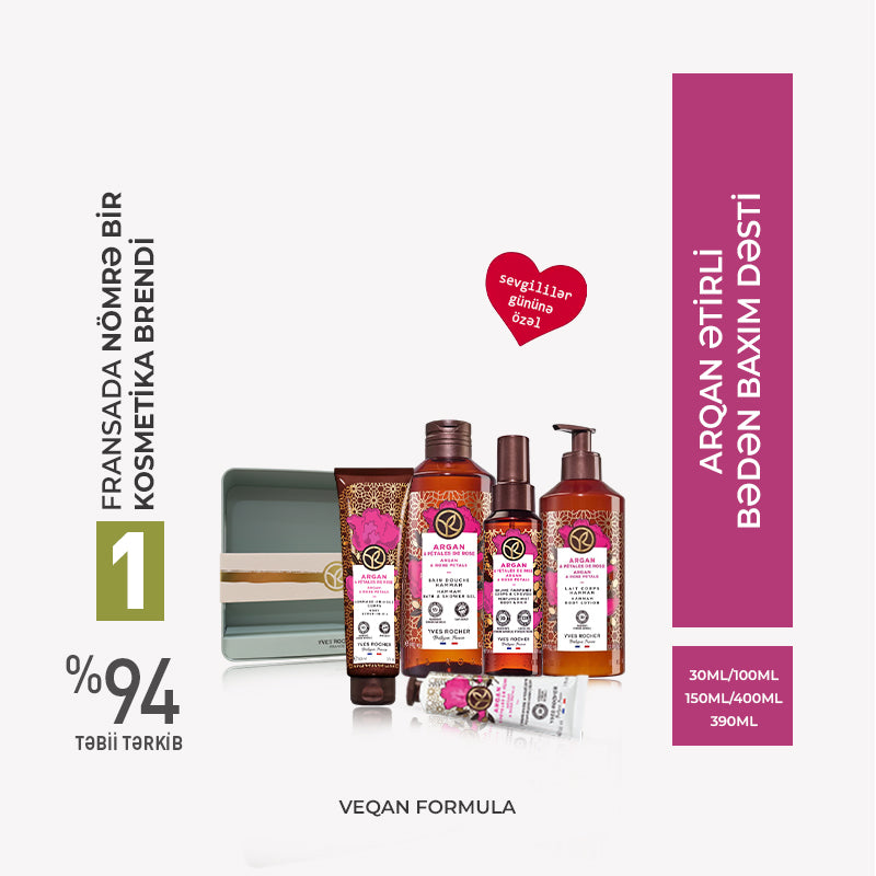 Argan & Rose Petals Hammam Ritual Set