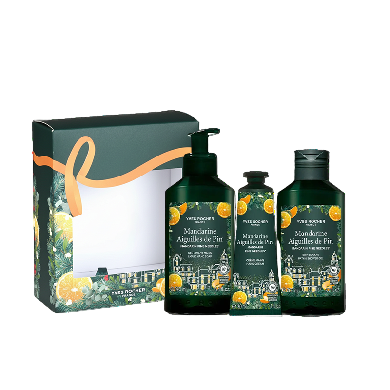 Mandarin Pine Needles 3-Piece Hand & Body Care Set