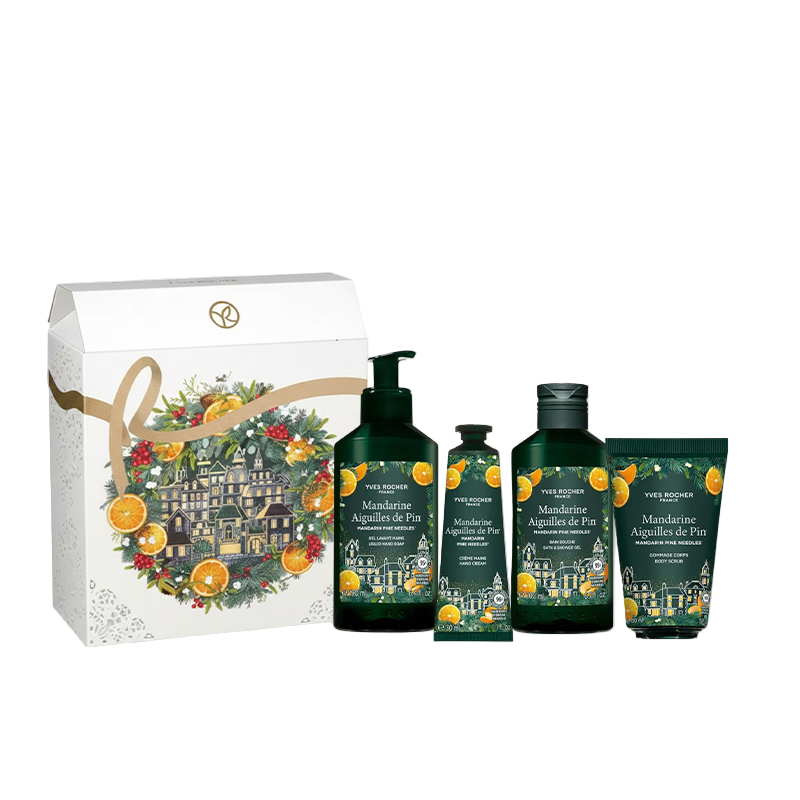 Mandarin & Pine Needles Face & Body Care Set