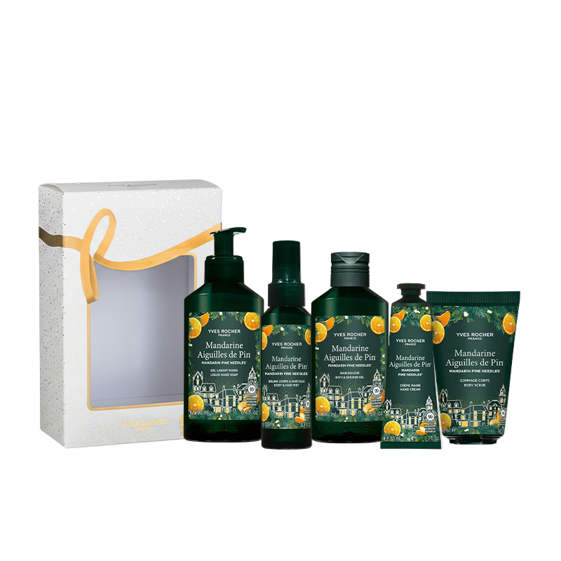 Mandarin Pine Needles Body Care Set