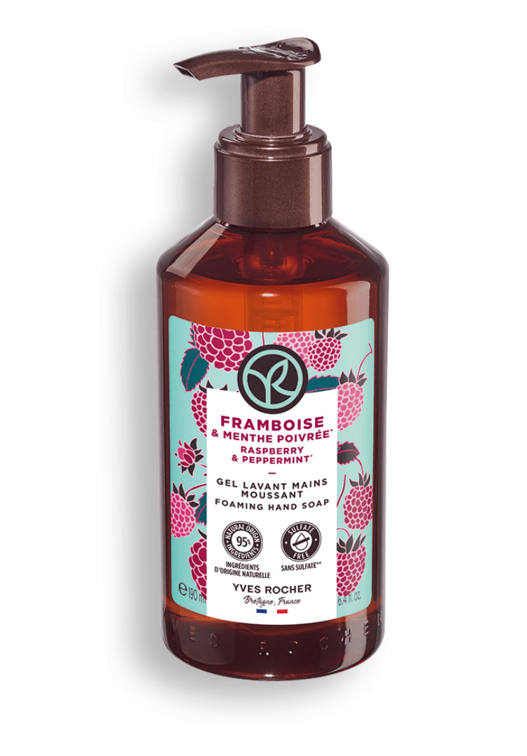 LIQUID HAND SOAP RASPBERRY PEPPERMINT PEPPERMINT 190ML BOTTLE -