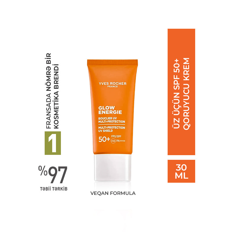 Multi-protection UV Shield SPF 50+ All skin types Tube 30