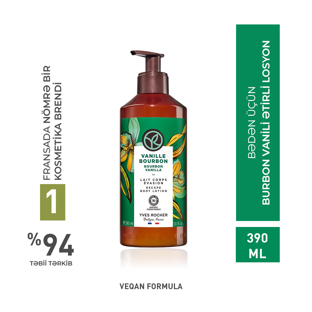 BODY LOTION VANILLA BOURBON 390ML -