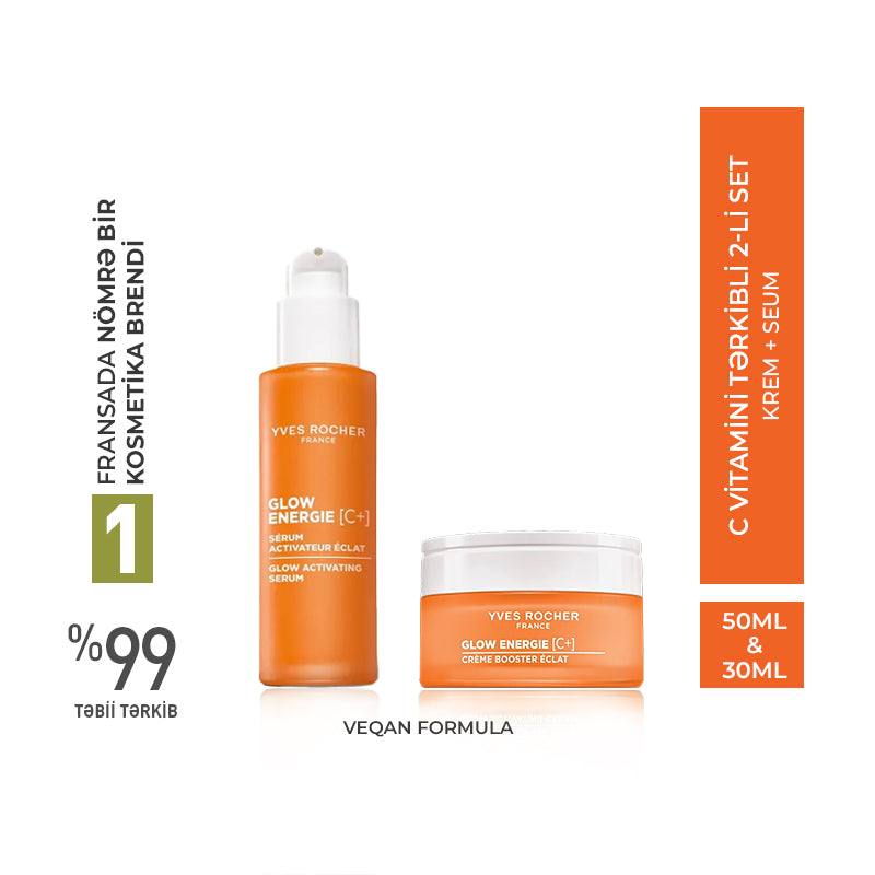 Vitamin C 2-Step Facial Care Set – Serum 30 ml & Cream 50 ml