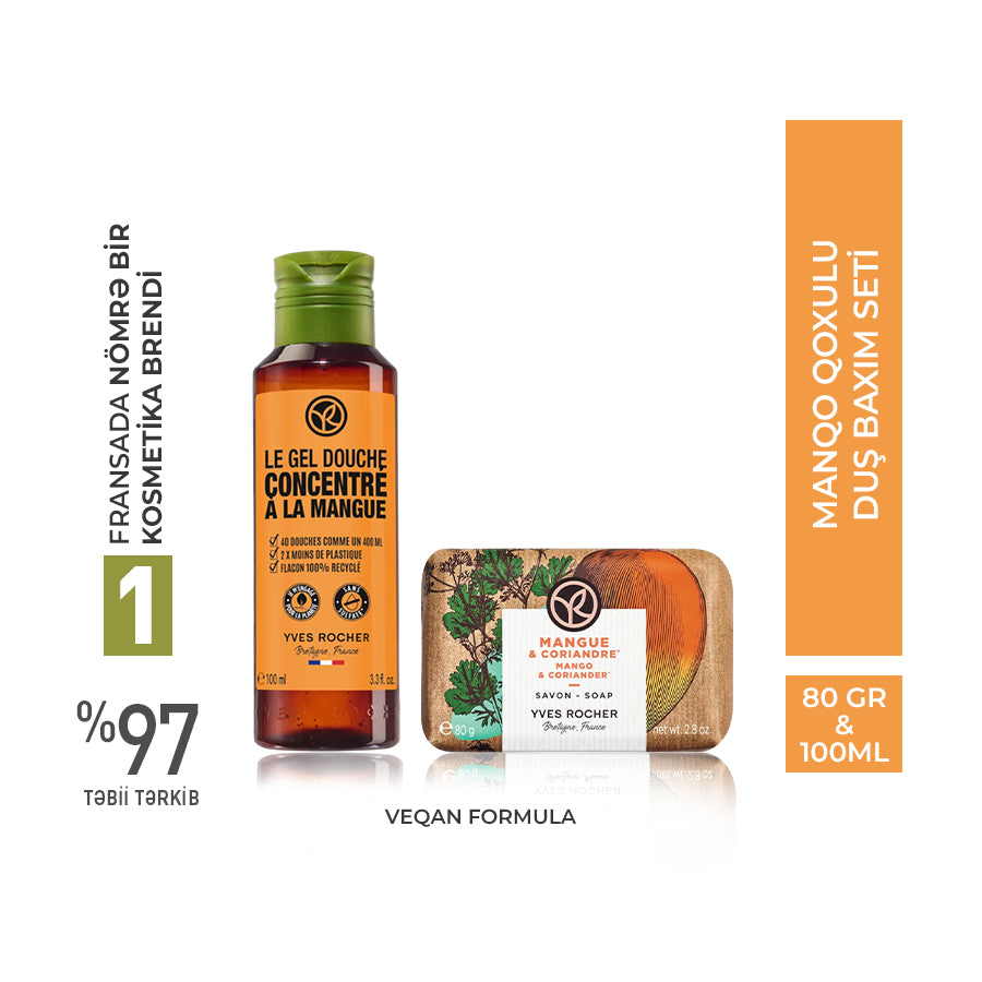 Manqo Və Keşniş Əsaslı 2-li Duş Seti