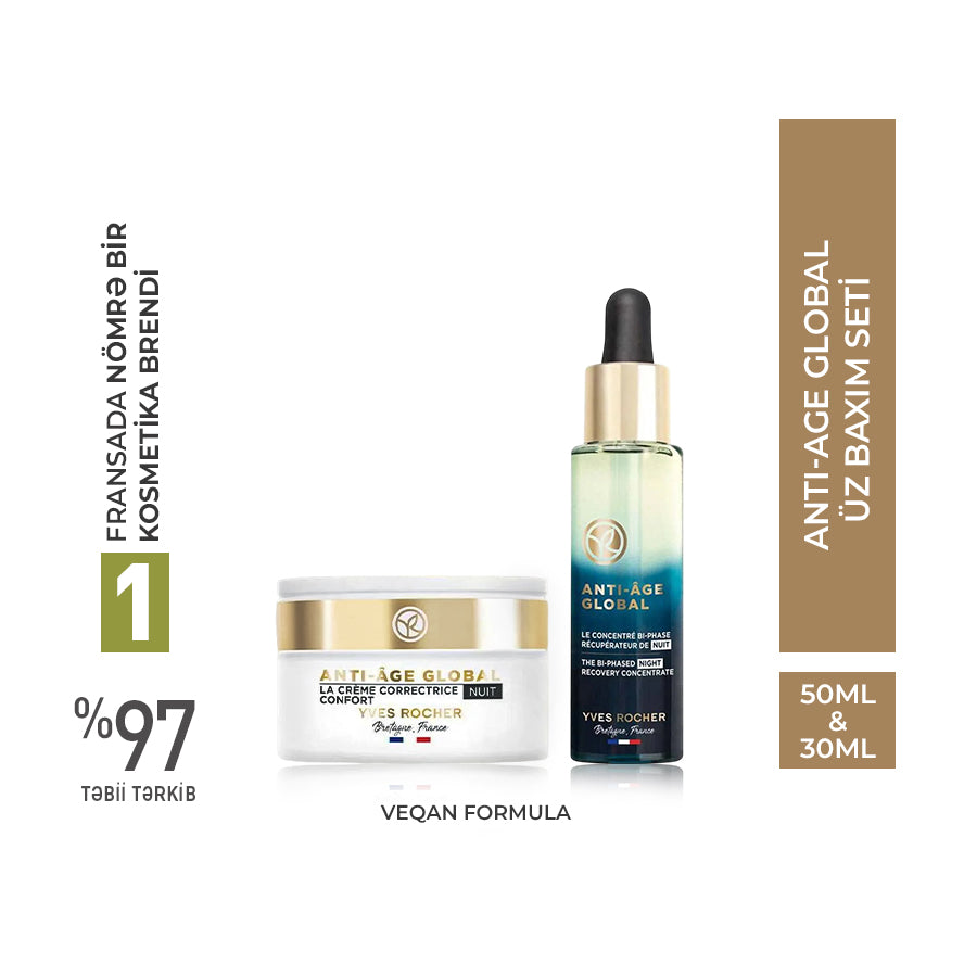 Yaşlanmaya Qarşı 2-li Gecə Baxımı Seti