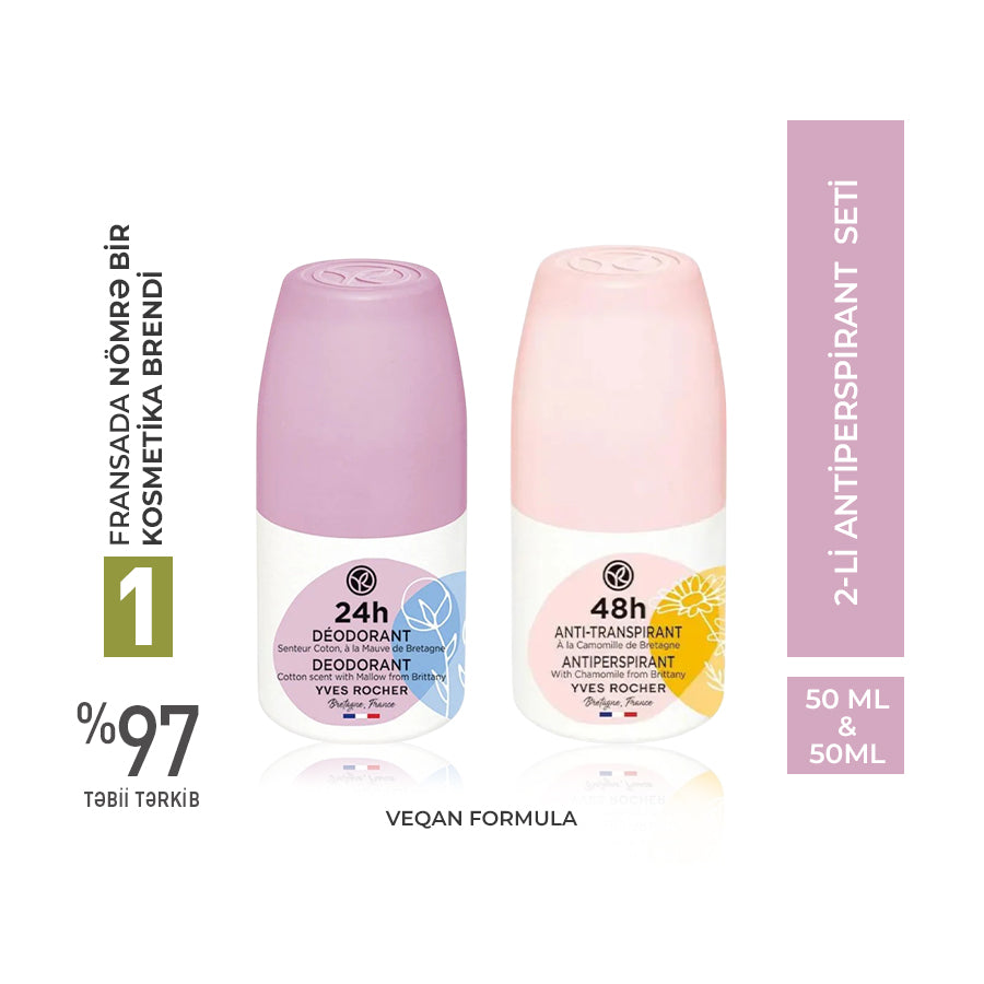 2-li Antiperspirant Seti