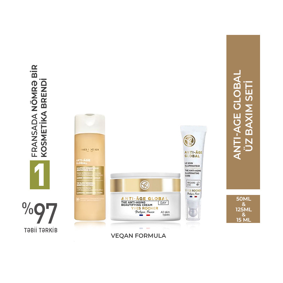 Üz üçün 3-lü üz baxımı seti