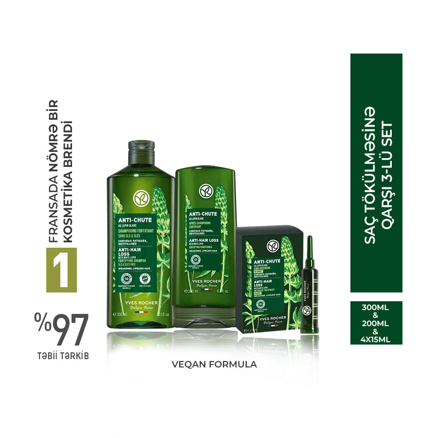 Saç Tökülməyə Qarşı Saç Baxım Seti