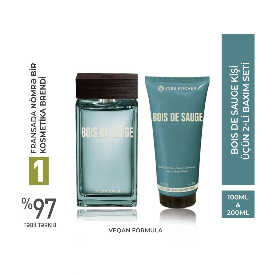 Bois De Sauge Kişi Üçün Ətir & Duş Geli Seti