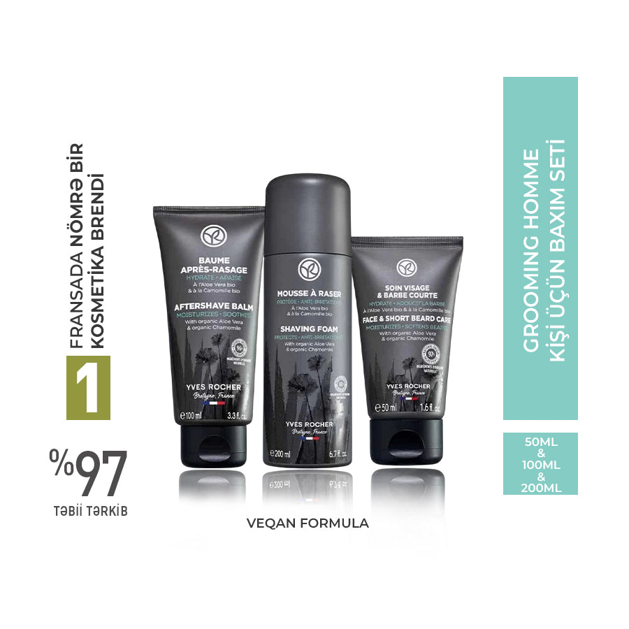 Grooming Homme Kişi Üçün 3-lü Baxım Seti