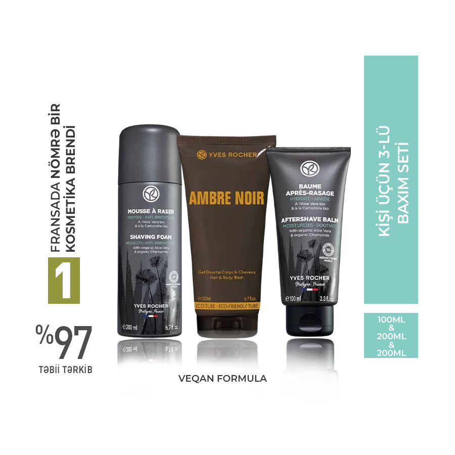 Kişi Üçün 3-lü Baxım Seti