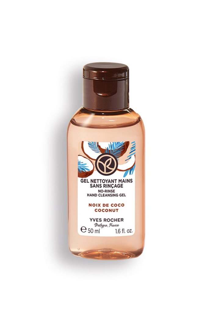 NON-RINSE CLEANSING HAND GEL COCONUT 50ML BOTTLE -