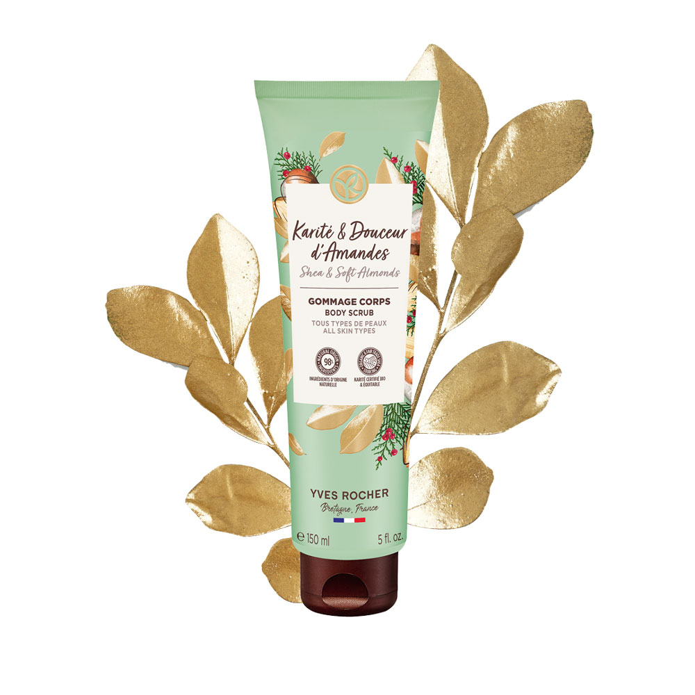 COLLECTION NOEL 4 SHEA & SOFT ALMONDS BODY SCRUB TUBE 150ML