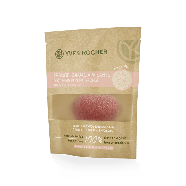 A sponge 100% of botanical origin to boost daily cleansing with its micro-exfoliating power, adapted for sensitive skin
