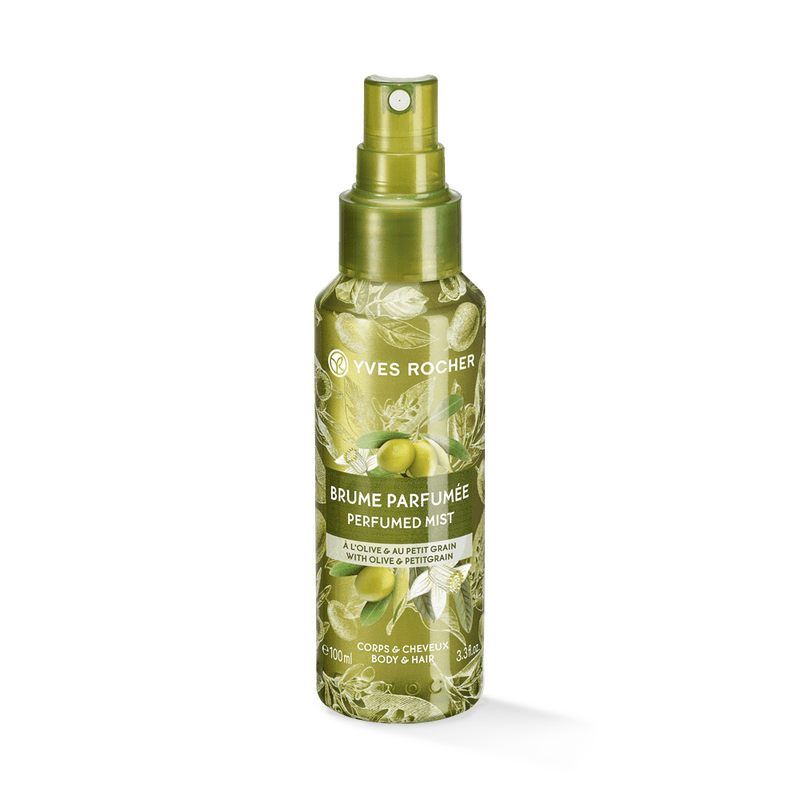 The pleasure of a perfumed mist to spray on your body and your hair