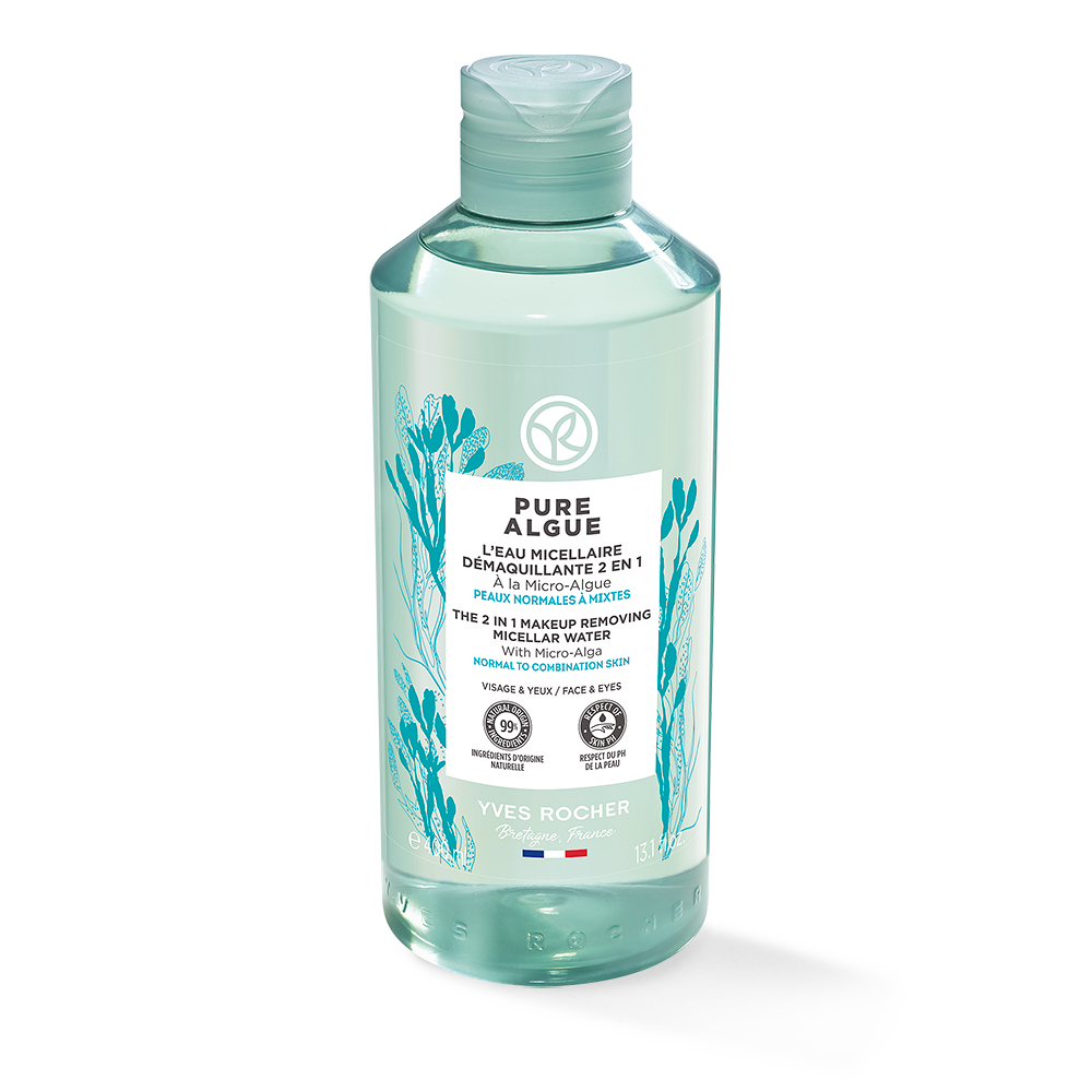 The 2 in 1 Makeup Removing Micellar Water Pure Algue - 400ml