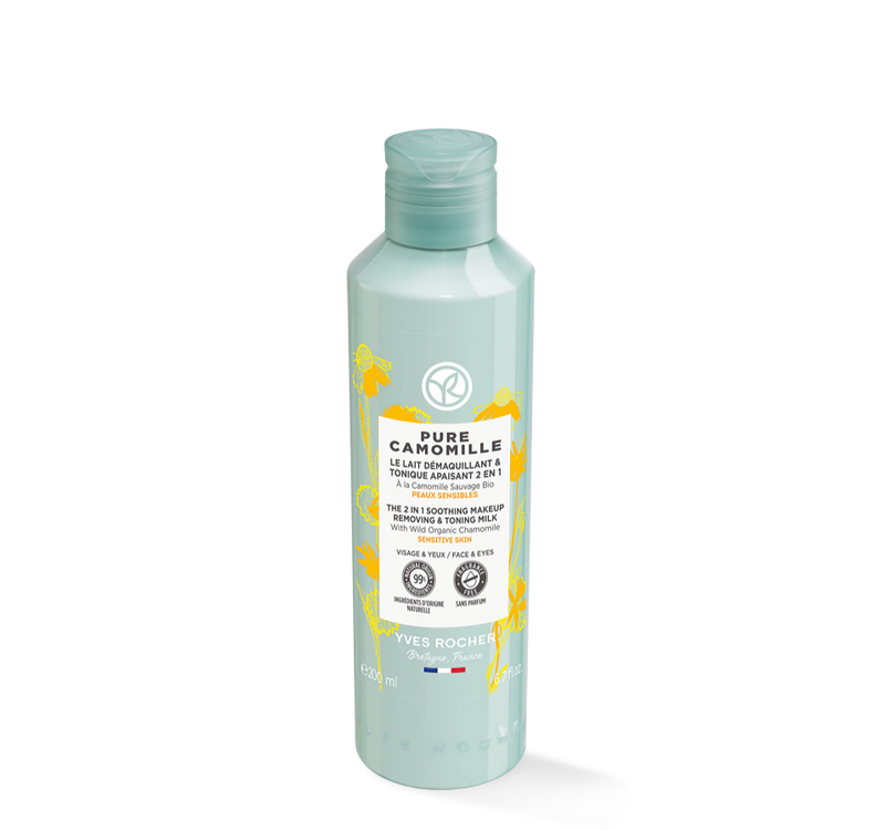 The 2 in 1 Soothing Makeup Removing & Toning Milk Pure Camomille