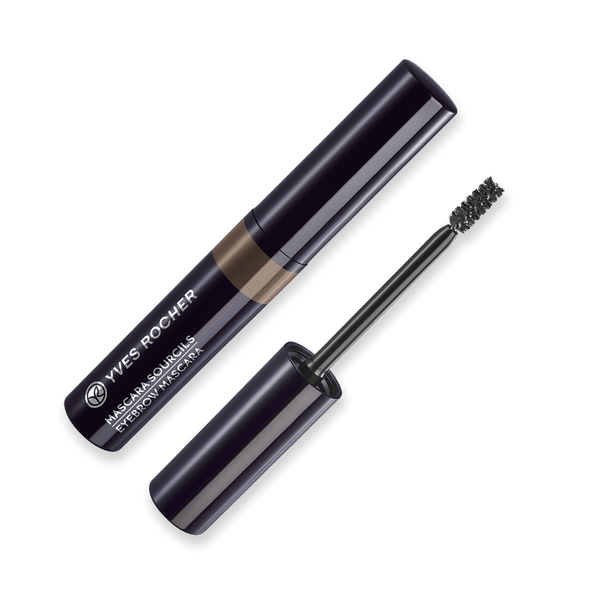 A 100% natural plant fiber mascara to tame brows with precision and color them naturally